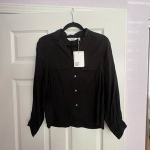 NWT & Other Stories Flowy Button Up Shirt - Size 0